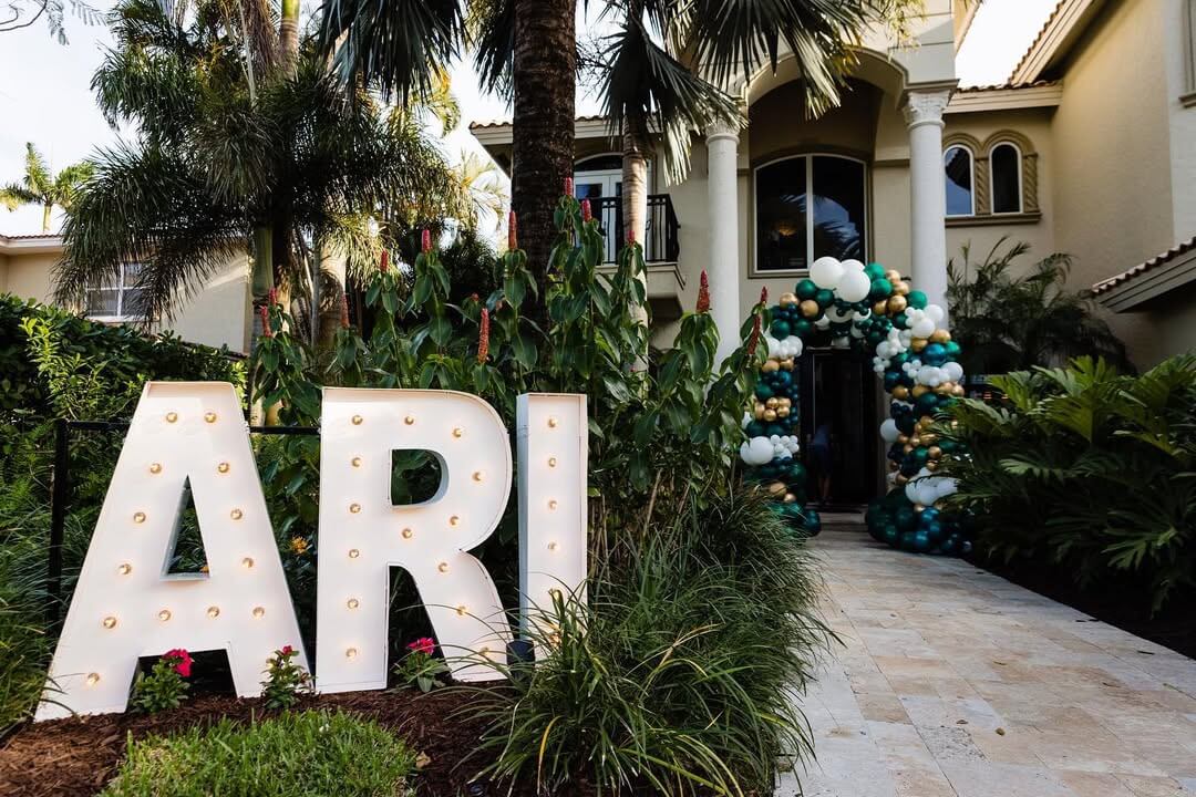 Fancy outdoor decoration