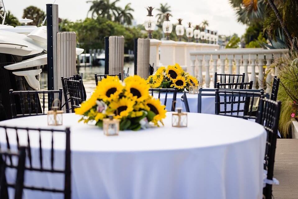 Sunflower table decoration